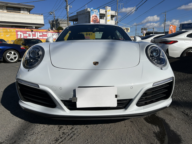 ポルシェ 911(Type991.2) カレラ　PDK　右H　スポーツクロノPKG　スポーツエグゾースト　スパイダー20インチアルミホイール　GTスポーツステアリング　レザーシート　シートヒーター