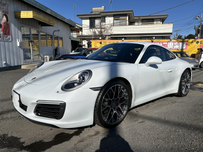 ポルシェ 911(Type991.2) カレラ　PDK　右H　スポーツクロノPKG　スポーツエグゾースト　スパイダー20インチアルミホイール　GTスポーツステアリング　レザーシート　シートヒーター