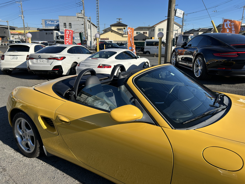 ポルシェ ボクスター(Type986) ボクスターS　左H　6MT　シートヒーター　レッドキャリパー