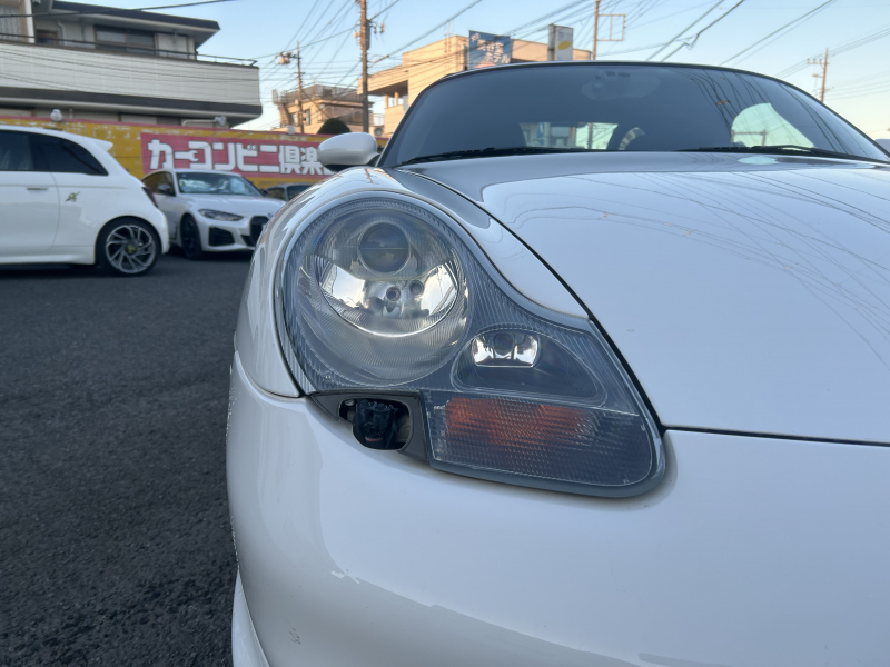 ポルシェ ボクスター(Type986) 2.7　左H　5MT  純正アルミ　HDDナビ