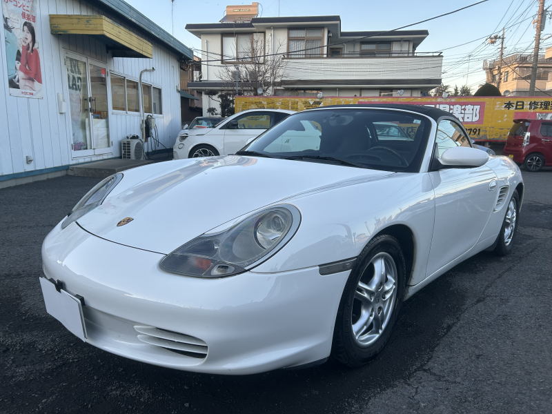 ポルシェ ボクスター(Type986) 2.7　左H　5MT  純正アルミ　HDDナビ