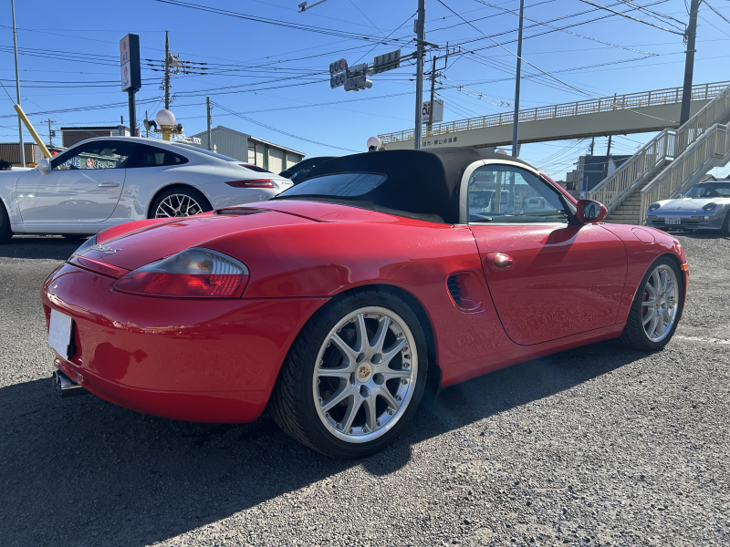ポルシェ ボクスター(Type986) ボクスターS　左H　6MT 　レッドキャリパー　スポーツシート　車高調
