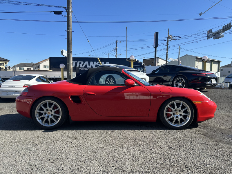 ポルシェ ボクスター(Type986) ボクスターS　左H　6MT 　レッドキャリパー　スポーツシート　車高調