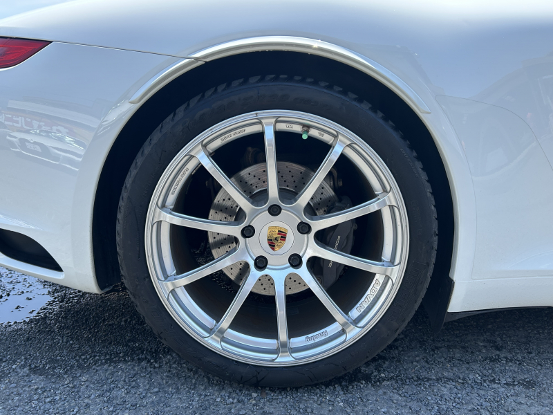 ポルシェ 911(Type991.2) カレラ　スポーツクロノパッケージ　PDK　右ハンドル　黒革　シートヒーター　ADVAN20インチアルミ　純正ナビ