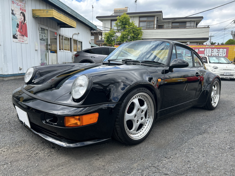 ポルシェ 911(Type964) カレラ4　左H　5MT　ターボルック　18インチアルミ　レカロシート