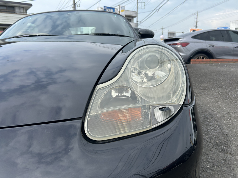 ポルシェ ボクスター(Type986) ボクスターS ティプトロニックS　右H　後期モデル　ハーフレザーシート　987ボクスターS純正18インチホイール　社外HDDナビ　地デジTV　バックカメラ