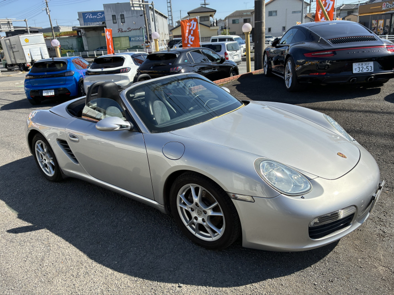 ポルシェ ボクスター(Type987) 左H　5MT　シートヒーター　ハーフレザーシート　エアコンフラップスポンジ対策済み　ETC