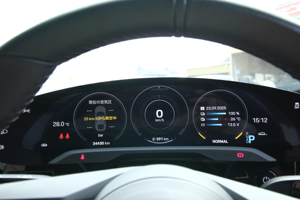 EV(電気自動車)のメーター